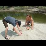 John and Adrienne visit in July 2008